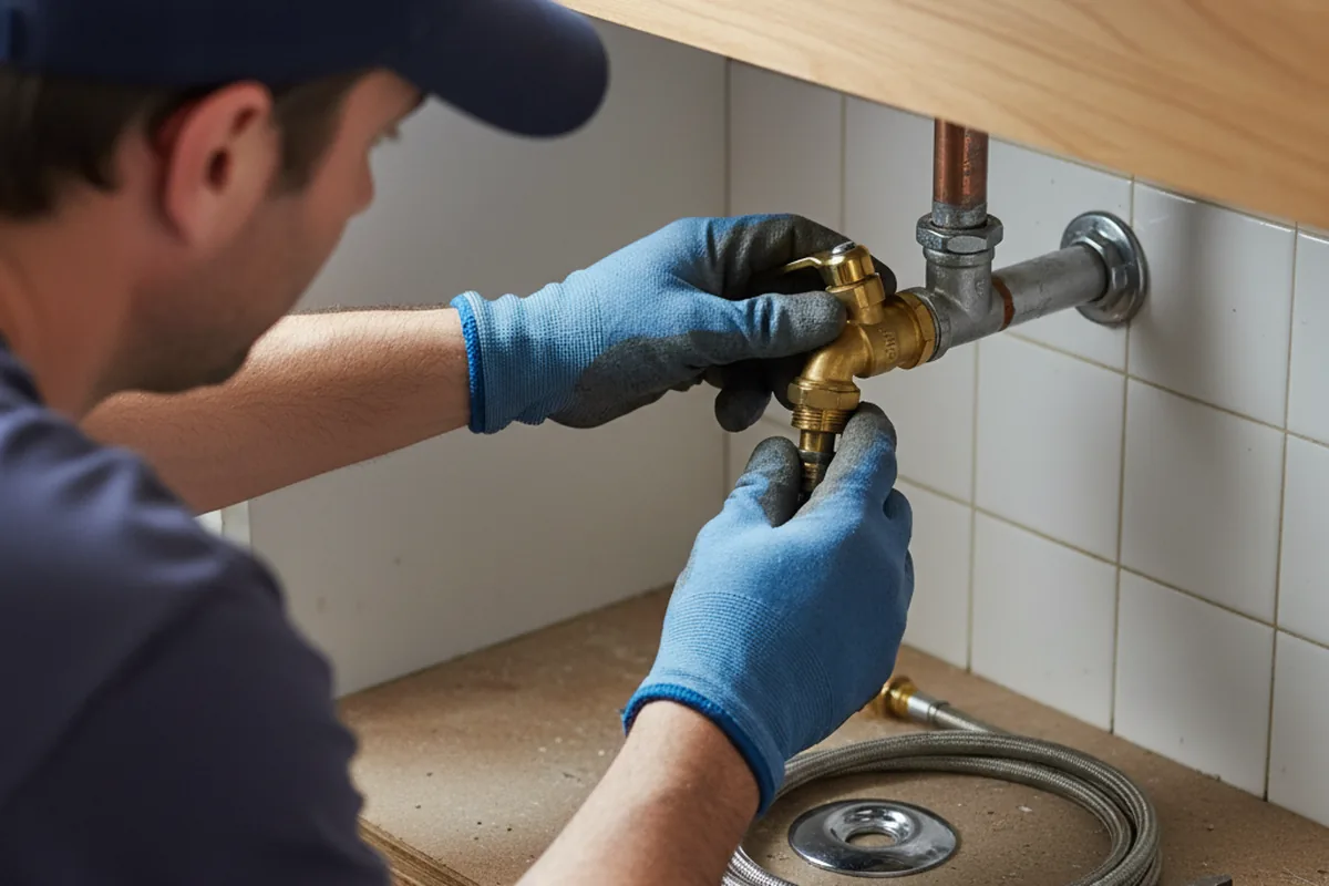 Shutoff valve and fitting work during Faucet and Fixture Repair in Green Lane